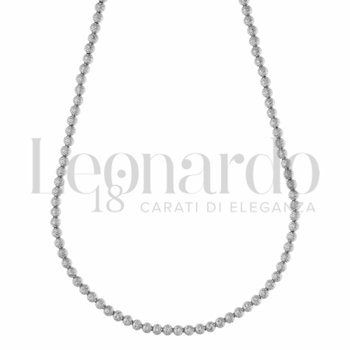50 cm in Oro Bianco da 5,5gr.