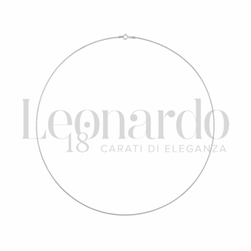Anello a Molla in Oro Bianco da 2,5gr.