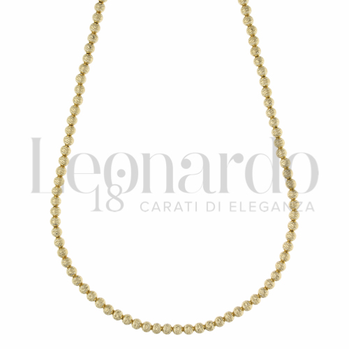 45 cm con estensione a 48 cm in Oro Giallo da 5gr.