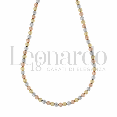 50 cm in Oro Giallo, Oro Bianco e Oro Rosa da 6,9gr.