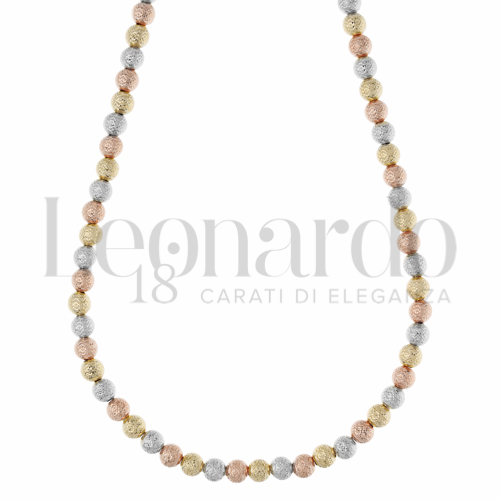 60 cm in Oro Giallo, Oro Bianco e Oro Rosa da 10,3gr.