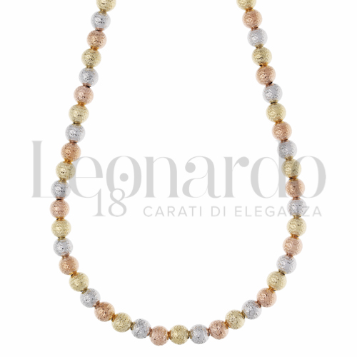 50 cm in Oro Giallo, Oro Bianco e Oro Rosa da 11,4gr.