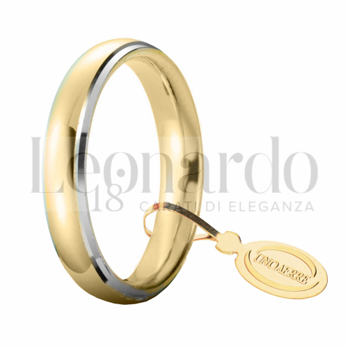 modello da 4 mm in Oro Giallo e Oro Bianco