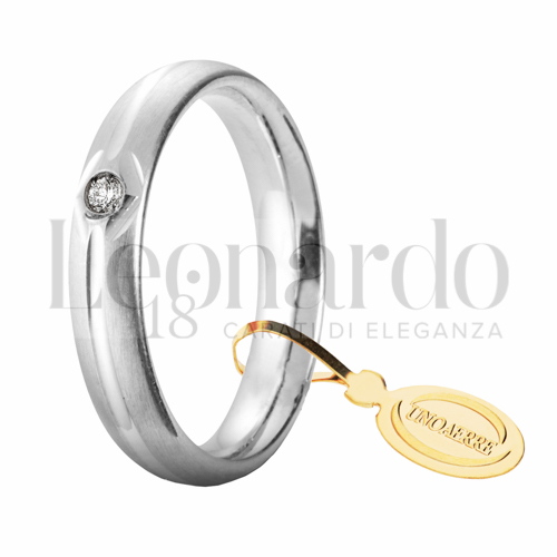 modello da 4 mm in Bianco con Diamante