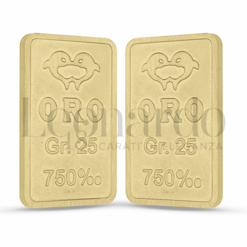 Stampo Double Face Modello in Oro Giallo da 25gr.