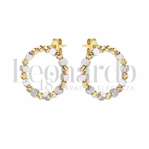 Misura o forma 14 mm in Oro Giallo e Oro Bianco da 2,3gr.