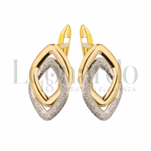 Misura o forma Rombo in Oro Giallo e Oro Bianco da 2,5gr.