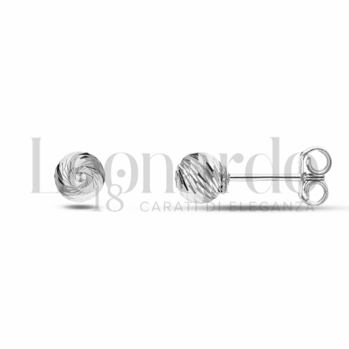 Misura o forma 6 mm in Oro Bianco da 1,6gr.
