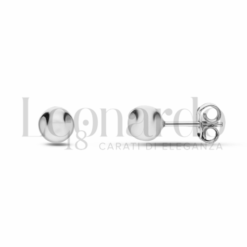 Misura o forma 6 mm in Oro Bianco da 1,6gr.