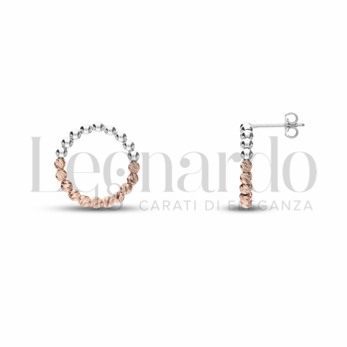 Misura o forma 14 mm in Oro Rosa e Oro Bianco da 2,1gr.