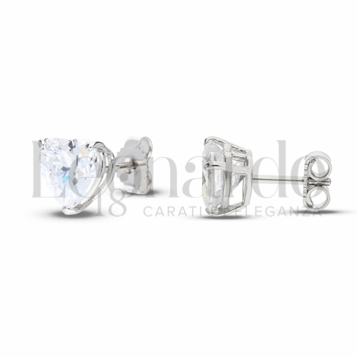 Misura o forma 3° Misura con Zircone bianco in Oro Bianco da 2,4gr.