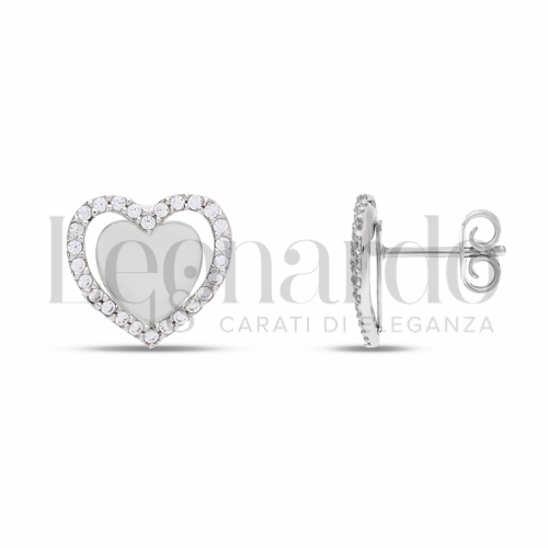 Misura o forma 2° Misura con Zircone bianco in Oro Bianco da 2,7gr.