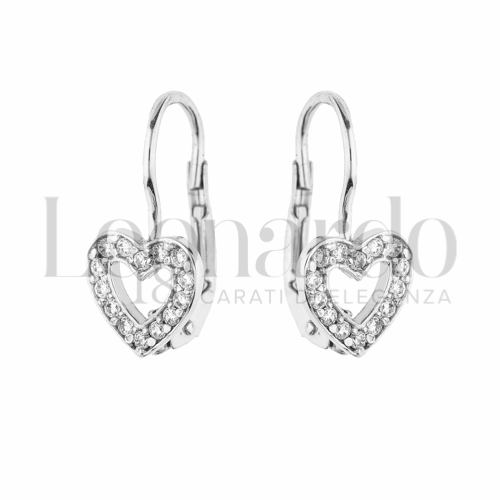 con Zircone bianco in Oro Bianco da 2gr.