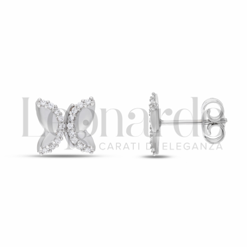 Misura o forma 2° Misura con Zircone bianco in Oro Bianco da 1,6gr.