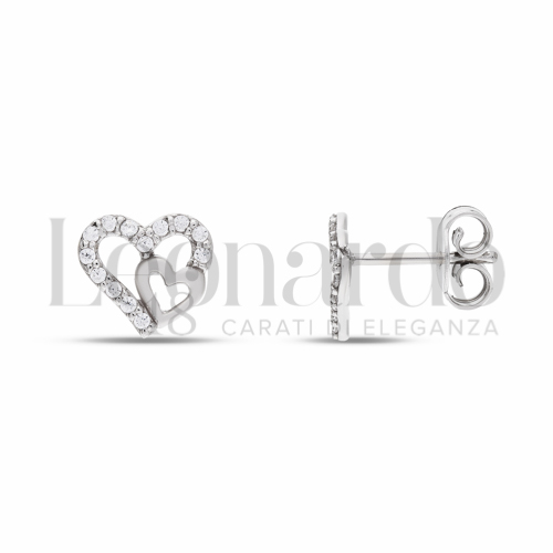 Misura o forma 1° Misura con Zircone bianco in Oro Bianco da 1,7gr.