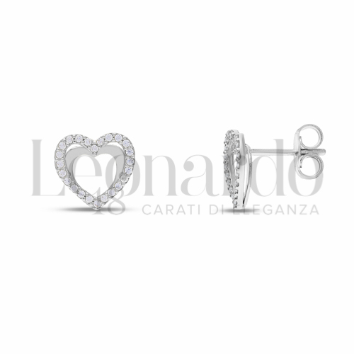 Misura o forma 1° Misura con Zircone bianco in Oro Bianco da 1,7gr.