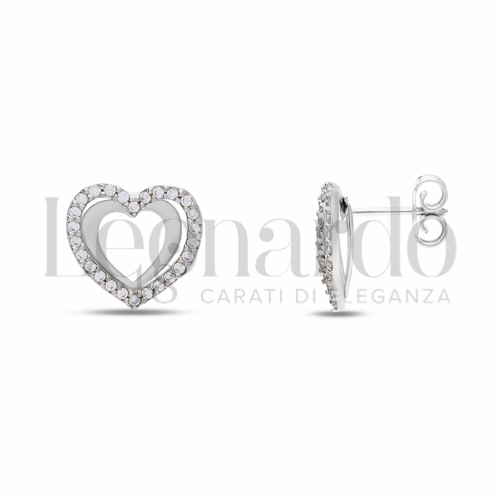 Misura o forma 2° Misura con Zircone bianco in Oro Bianco da 2,2gr.