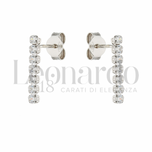 Misura o forma 2° Misura con Zircone bianco in Oro Bianco da 1,2gr.
