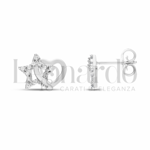Misura o forma 1° Misura con Zircone bianco in Oro Bianco da 2,1gr.