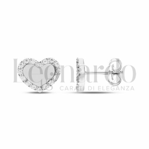 Misura o forma 2° Misura con Zircone bianco in Oro Bianco da 2,2gr.