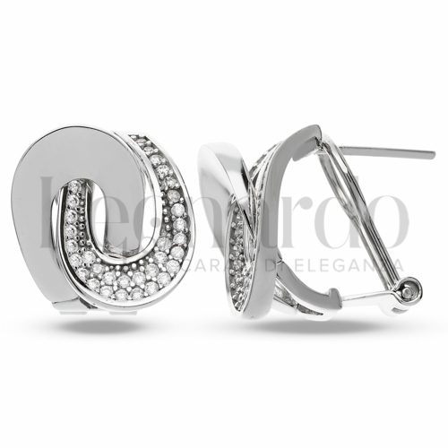 con Zircone bianco in Oro Bianco da 6,3gr.