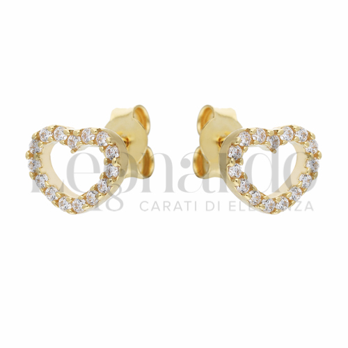 Misura o forma 1° Misura con Zircone bianco in Oro Giallo da 1,5gr.