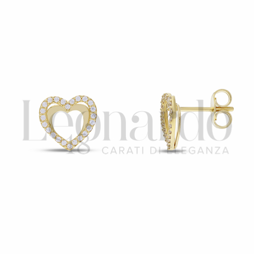 Misura o forma 1° Misura con Zircone bianco in Oro Giallo da 1,7gr.