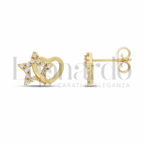 Misura o forma 1° Misura con Zircone bianco in Oro Giallo da 2,1gr.