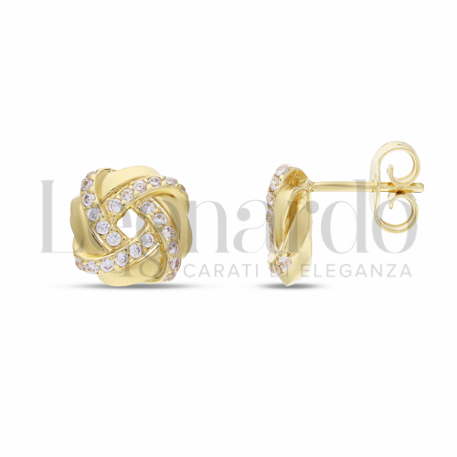 Misura o forma 2° Misura con Zircone bianco in Oro Giallo da 2,7gr.