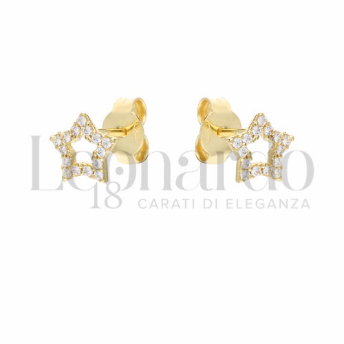 Misura o forma 1° Misura con Zircone bianco in Oro Giallo da 1,2gr.
