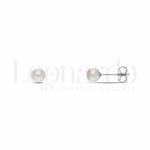 Misura o forma 1° Misura con Perla in Oro Bianco da 0,5gr.