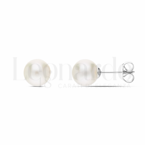 Misura o forma 8° Misura con Perla in Oro Bianco da 2,5gr.