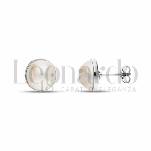 Misura o forma 10 mm con Perla in Oro Bianco da 3,1gr.