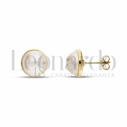 Misura o forma 10 mm con Perla in Oro Giallo da 3,1gr.