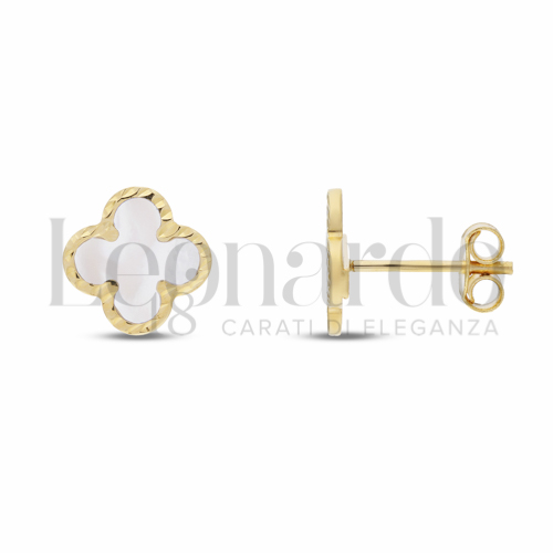 Misura o forma 2° Misura con Madreperla in Oro Giallo da 1,7gr.