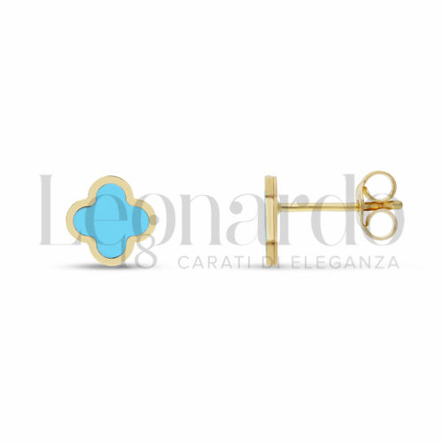 Misura o forma 1° Misura con Turchese in Oro Giallo da 1,2gr.