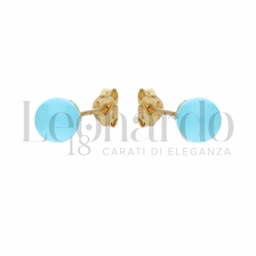 Misura o forma 3° Misura con Turchese in Oro Giallo da 0,8gr.