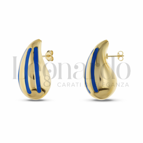 Misura o forma 2° Misura con Smalto blu in Oro Giallo da 5,7gr.