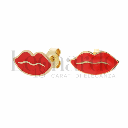 Misura o forma 1° Misura con Smalto rosso in Oro Giallo da 1,5gr.