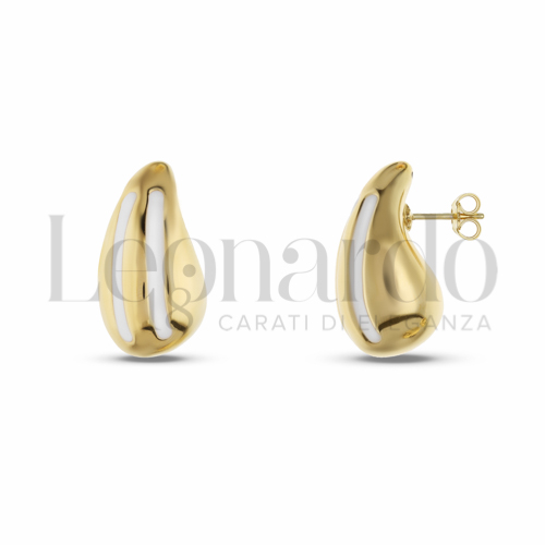 Misura o forma 1° Misura con Smalto Bianco in Oro Giallo da 2,8gr.