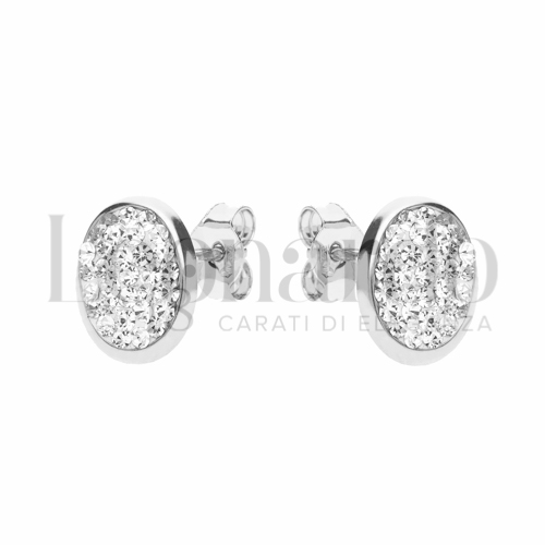 Misura o forma 2° Misura con Resina e zirconi in Oro Bianco da 0,6gr.