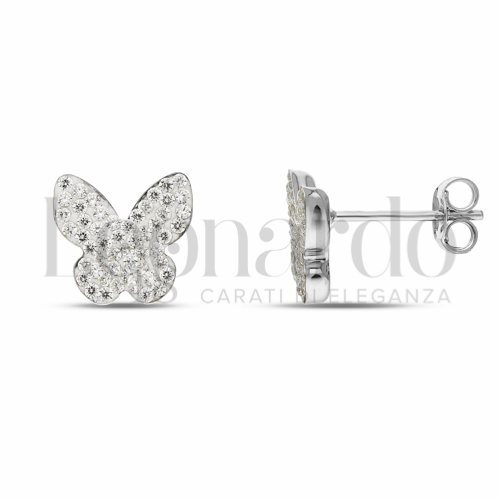 Misura o forma 2° Misura con Resina e zirconi in Oro Bianco da 1,2gr.