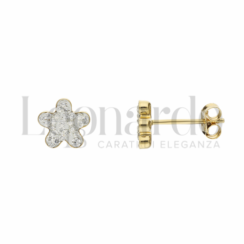 Misura o forma 1° Misura con Resina e zirconi in Oro Giallo da 0,8gr.
