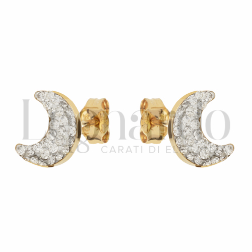 Misura o forma 1° Misura con Resina e zirconi in Oro Giallo da 0,8gr.