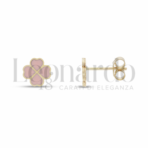 Misura o forma 1&deg; Misura con Pasta di Corallo Rosa in Oro Giallo da 1,1gr.