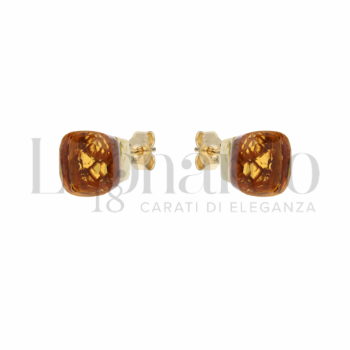 con Citrino Idrotermale in Oro Giallo da 2,5gr.