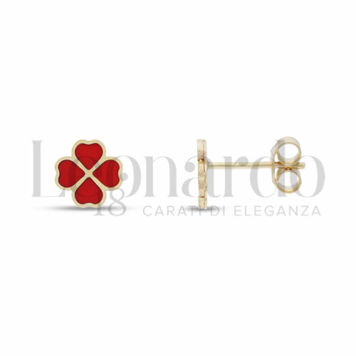 Misura o forma 1&deg; Misura con Pasta di corallo rosso in Oro Giallo da 1,1gr.