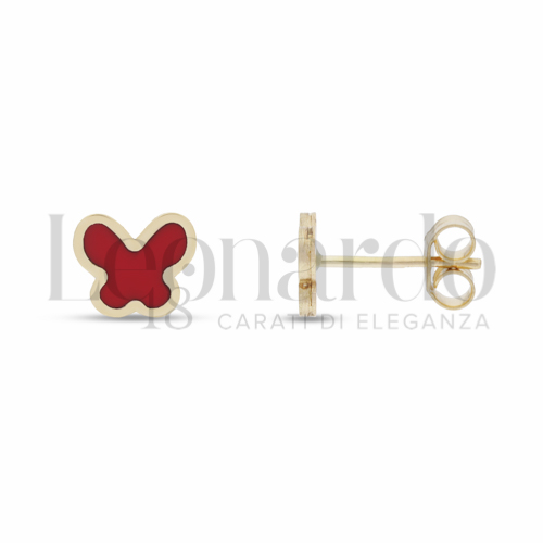 Misura o forma 1&deg; Misura con Pasta di corallo rosso in Oro Giallo da 1,1gr.