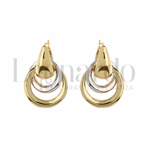 Forma Tondo in Oro Giallo e Oro Bianco da 8,4gr.