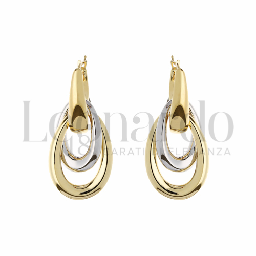 Forma Ovale in Oro Giallo e Oro Bianco da 8,5gr.